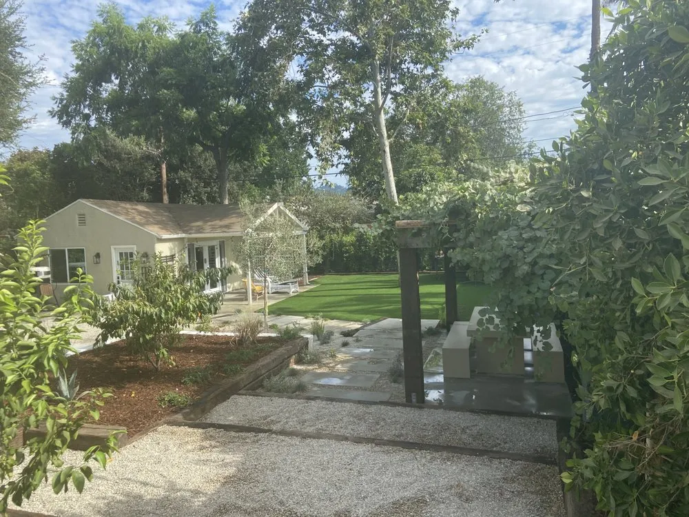 Professional lawn mowing service for outdoor upgrades in Los Angeles, CA by M&J Greenery Landscaping