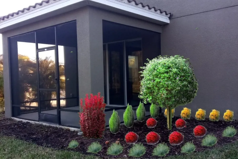 Expert garden landscaping with custom design across Bradenton, FL - MJ Landscape and Maintenance