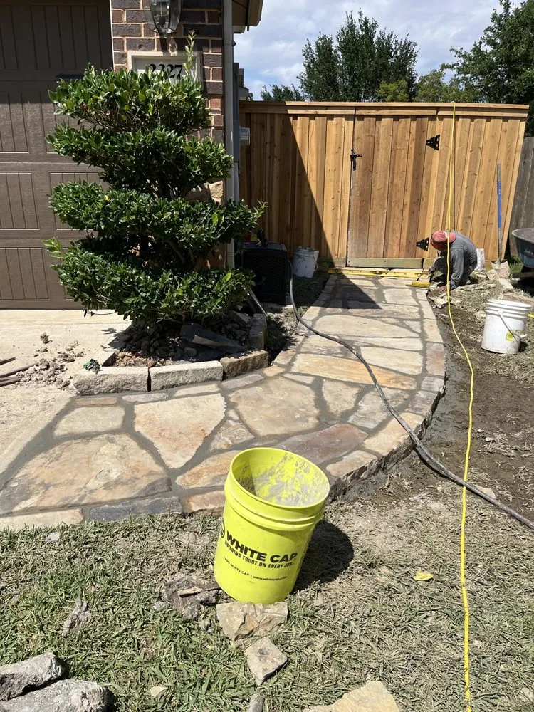 Professional lawn mowing service in Houston, TX by M&J Landscaping & Lawn Care