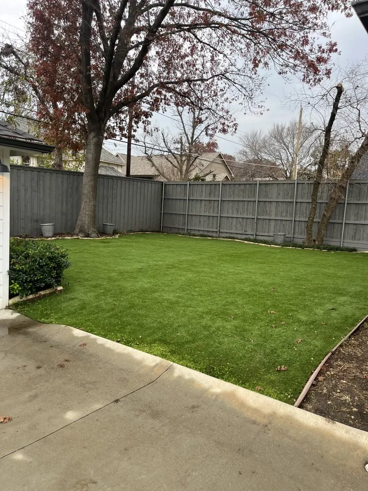 Expert landscape installation in Garland, TX by MJ Lawn Care and Gutter Service