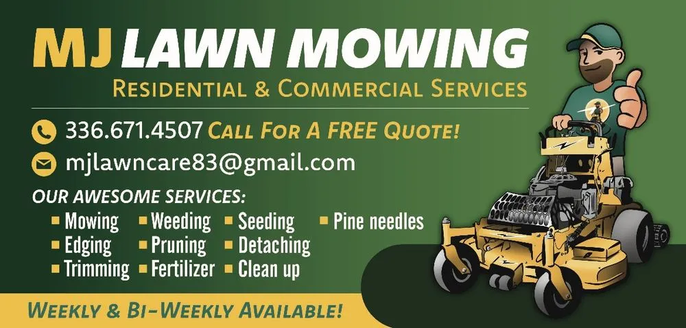 Top-rated landscape installation experts serving Winston-Salem, NC - MJ Lawn Mowing