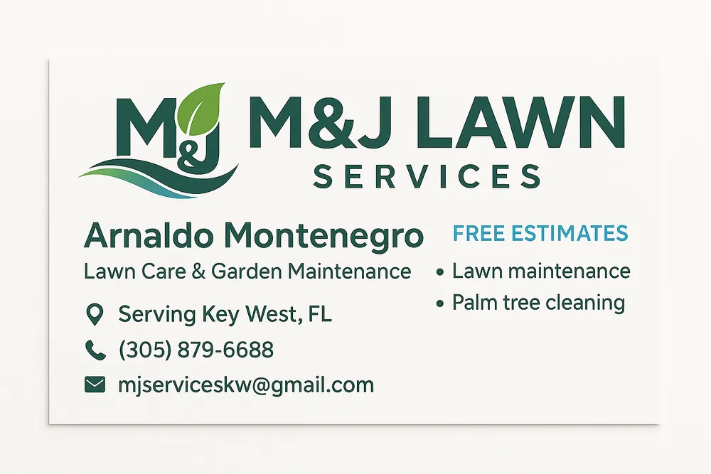 Affordable landscape design for beautiful yards in Key West, FL by M&J Lawn Services
