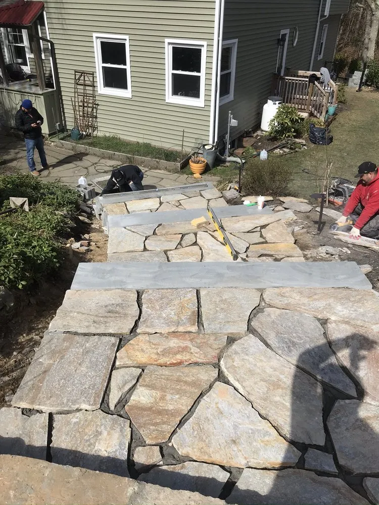 Local yard cleanup service for residential properties in Huntington Station, NY by Mj New Vision Landscaping