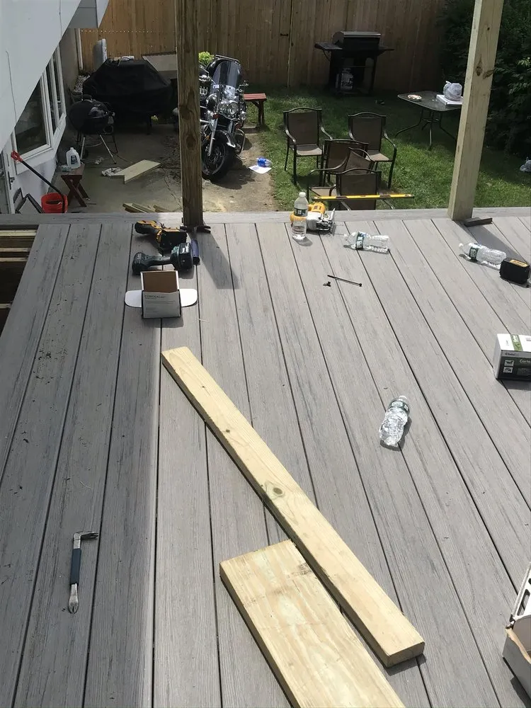 Custom residential landscaping in Huntington Station, NY by Mj New Vision Landscaping