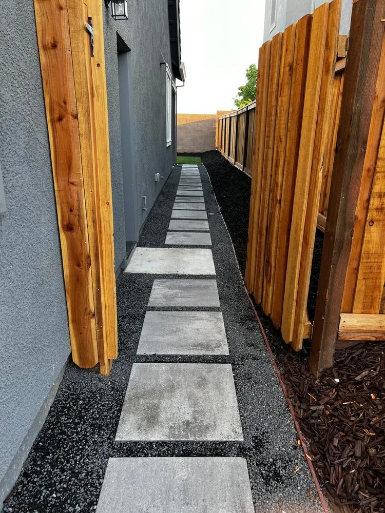 Professional garden landscaping for residential properties in Richmond, CA by M&J Prime Builders