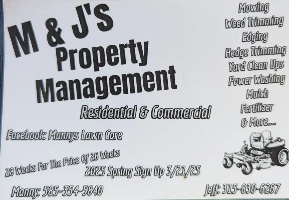 Expert residential landscaping for outdoor upgrades in Macedon, NY by M&J Property Management