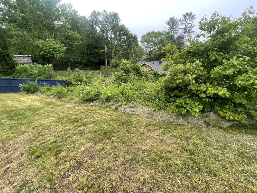 Custom garden landscaping for homes in Hendersonville, NC by MJA Landscaping