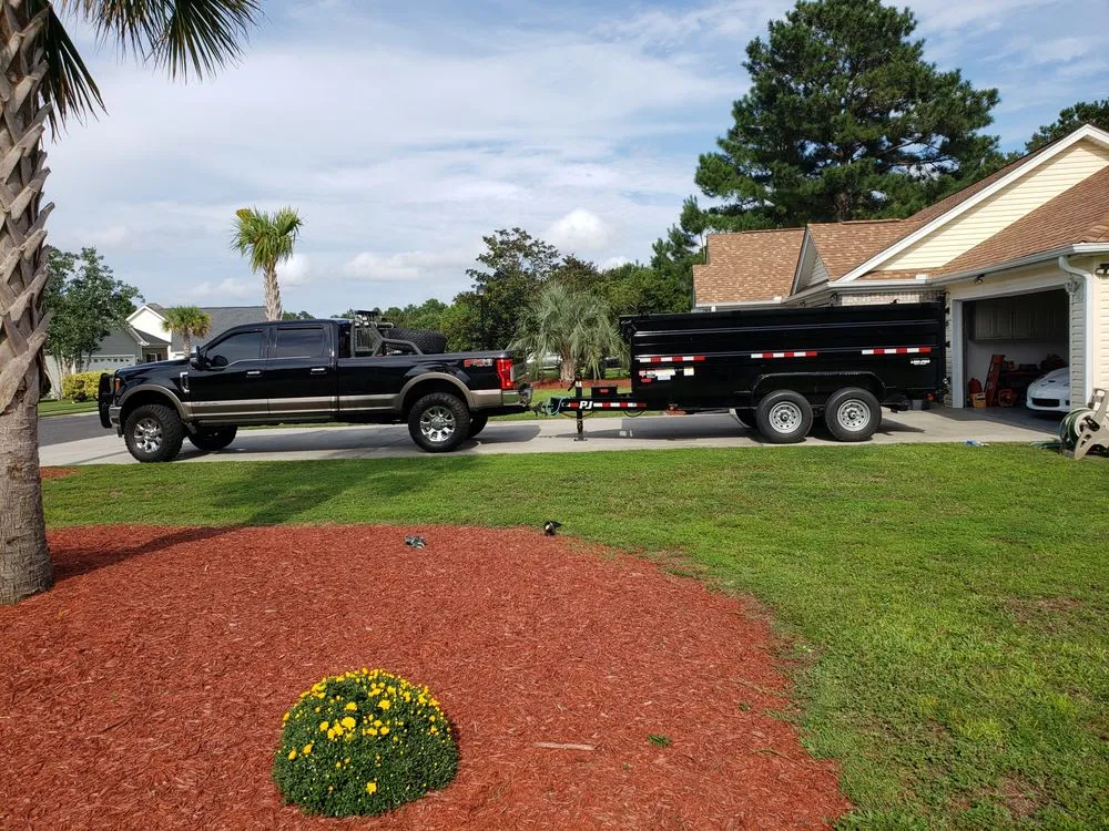 Custom yard cleanup service in Myrtle Beach, SC - mjg trucking & excavating