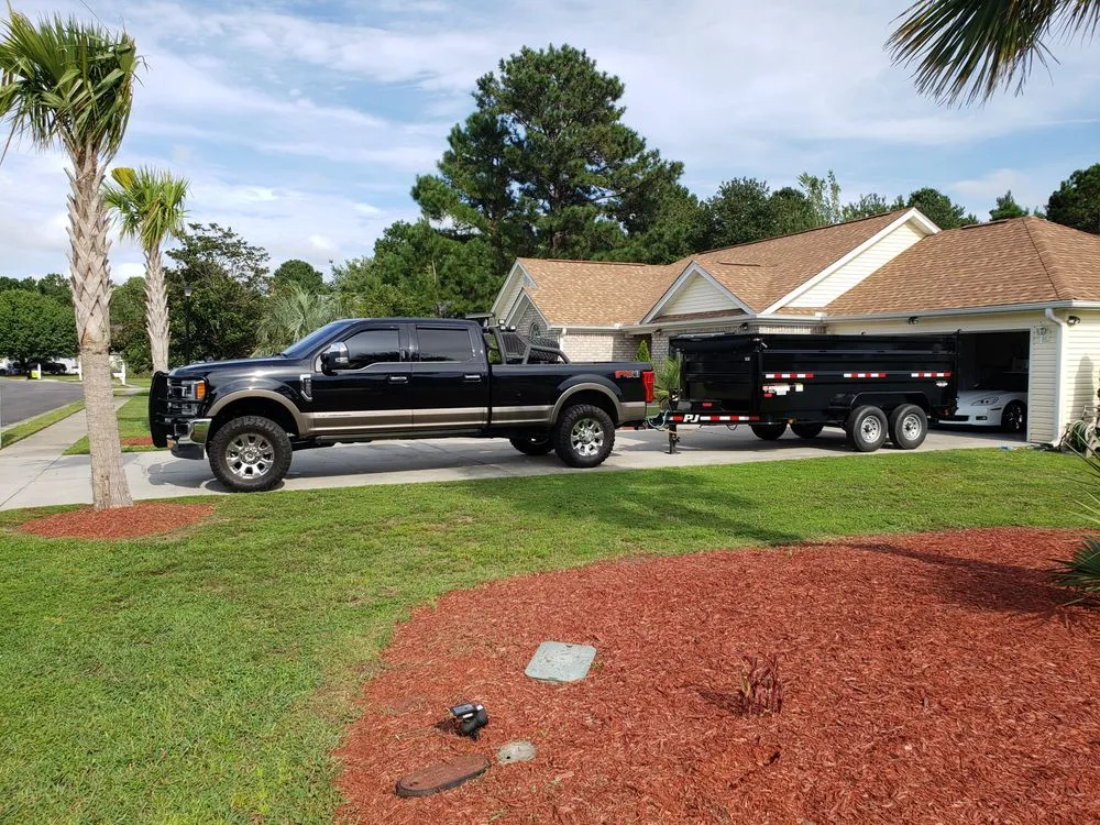 Custom yard maintenance in Myrtle Beach, SC - mjg trucking & excavating