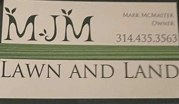 MjM Lawn and Land Logo