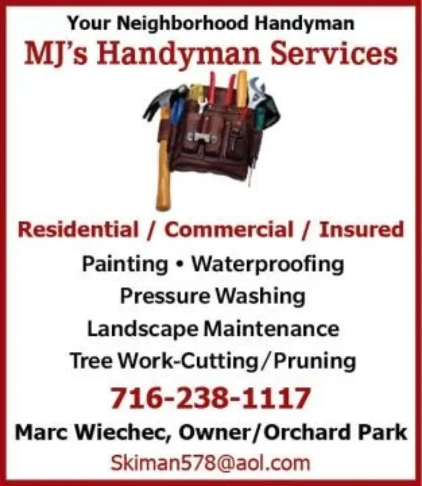 Affordable yard maintenance in West Seneca, NY by MJ's Handyman Services