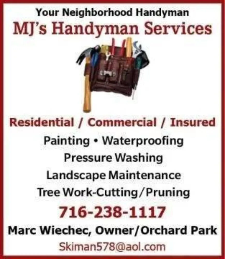 Top-rated yard cleanup service experts serving West Seneca, NY - MJ's Handyman Services