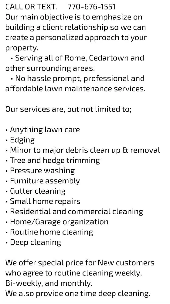 Top-rated residential landscaping near you across Rome, GA - MJ's Lawn And Home