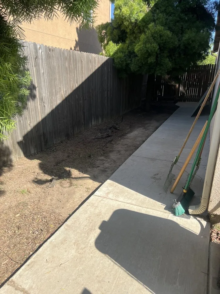 Custom landscape installation in Hanford, CA by MJ's Lawn Care