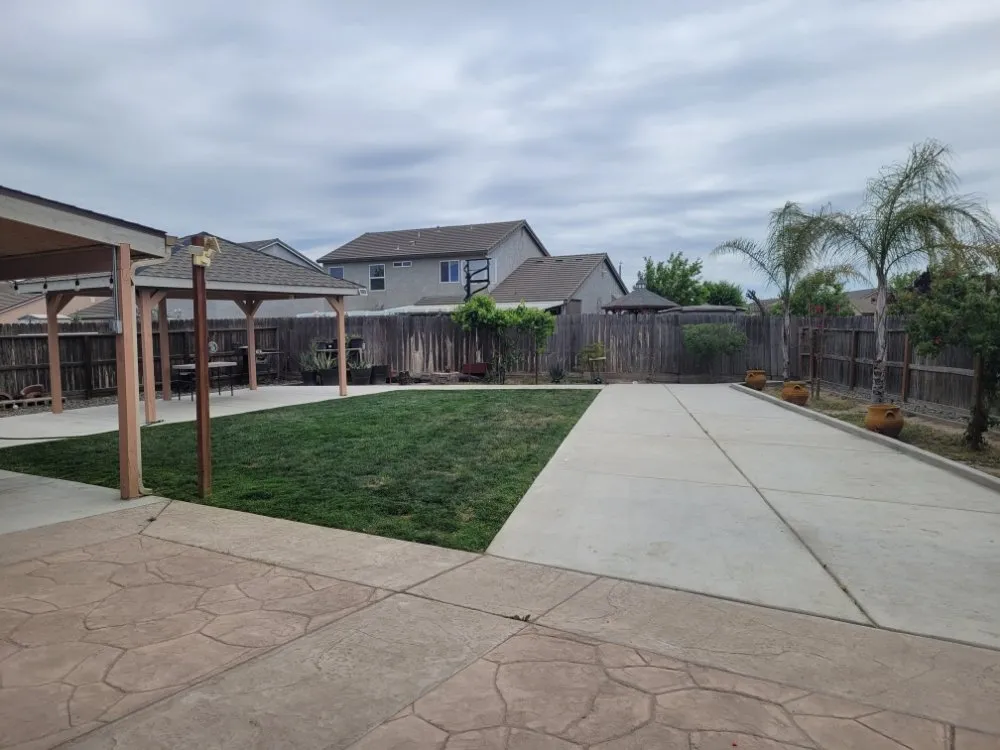 Custom outdoor landscaping in Hanford, CA - MJ's Lawn Care