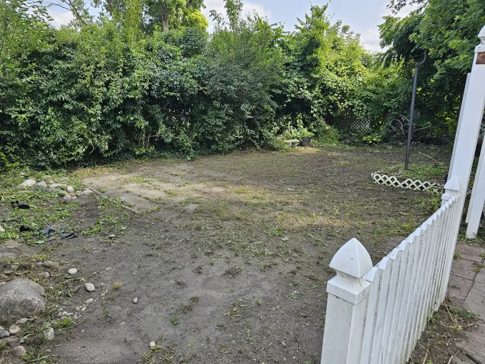 Custom yard cleanup service for residential properties across Fruitport, MI - MJ’s Outdoor Services