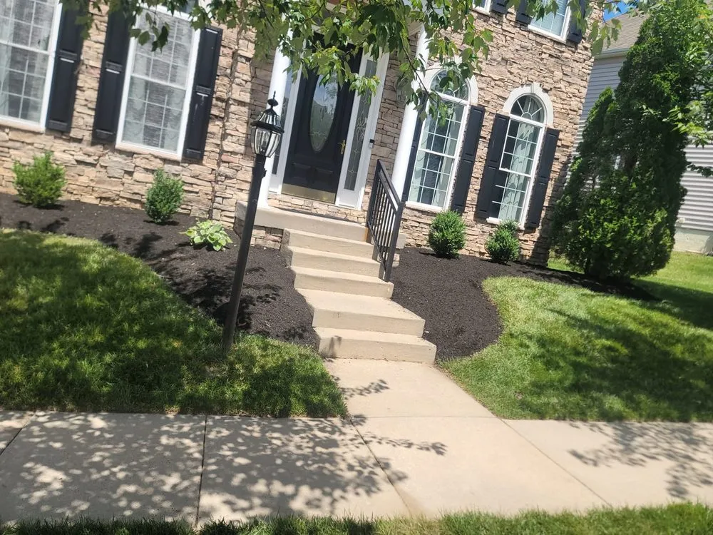 Trusted lawn mowing service with custom design in Baltimore, MD by MK Landscaping