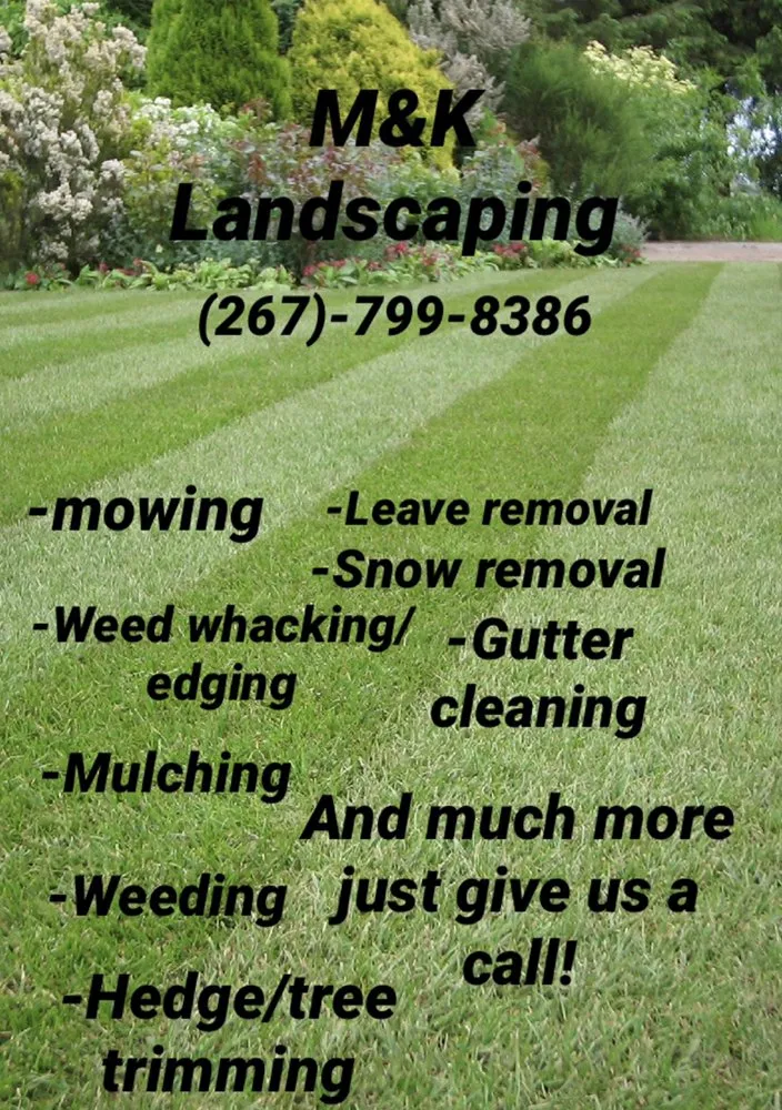 Affordable landscape installation near you across Levittown, PA - M&K Landscaping