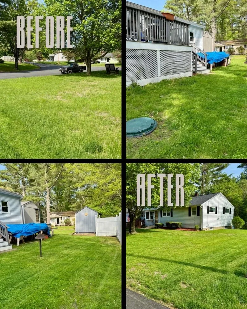 Affordable yard cleanup service in Oxford, MA by MK Lawn Care