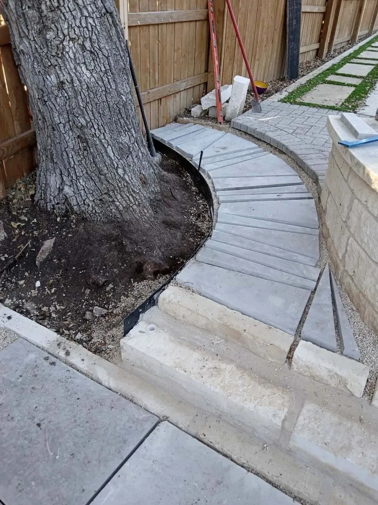 Top-rated landscape design with custom design in Austin, TX by MK Stone and Landscaping