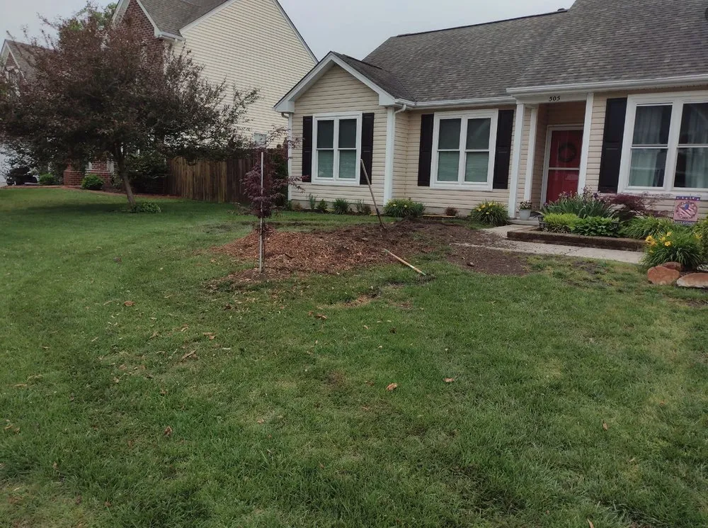 Local garden landscaping for year-round maintenance in Suffolk, VA by MK Tractor Services