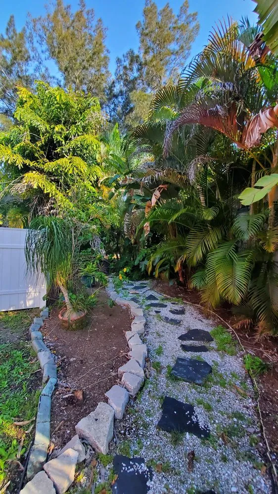 Professional garden landscaping in Tampa Palms, FL by MKC Tree Services
