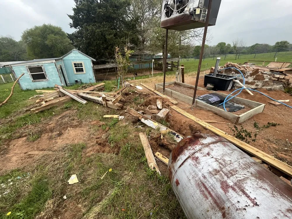 Affordable landscape installation for residential properties in Bellville, TX by MKM Services