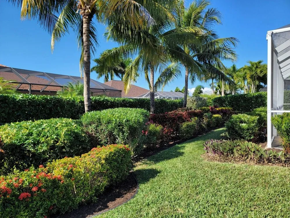 Affordable garden landscaping for outdoor upgrades in Cape Coral, FL by MK's Lawn, Pool & Maintenance Services