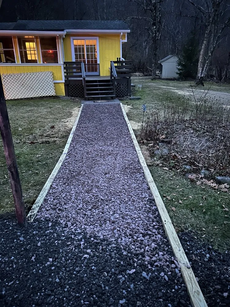 Custom outdoor landscaping in Poughkeepsie, NY by ML Landscaping & Excavation