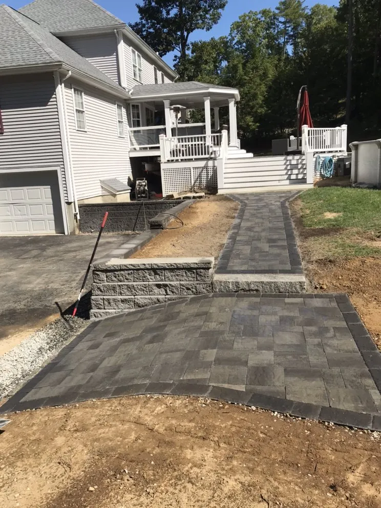 Professional garden landscaping in Lynn, MA by M&L Landscaping Construction