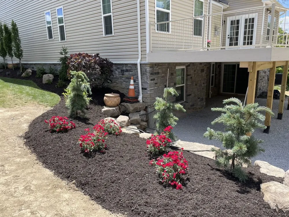 Custom outdoor landscaping with custom design in Pittsburgh, PA by MLS Landscape and Design - Pittsburgh