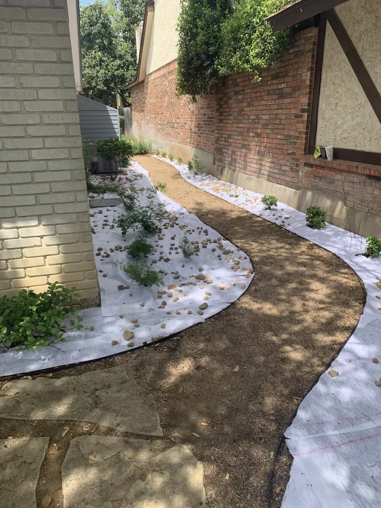 Custom outdoor landscaping for homes in San Antonio, TX by MLS Landscaping Services