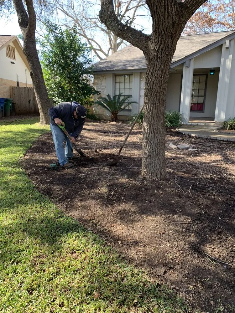 Professional landscape installation in San Antonio, TX by MLS Landscaping Services