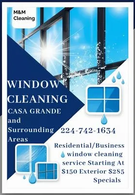 M&M Cleaning And Landscaping Logo