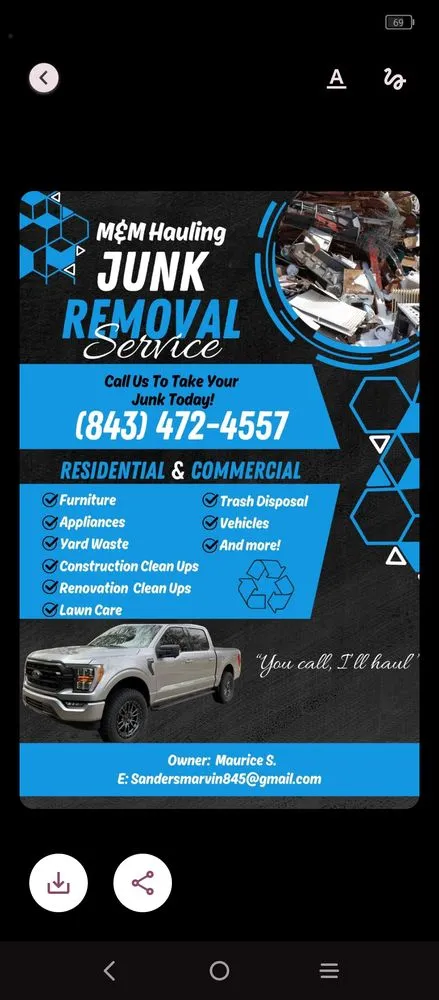 Professional residential landscaping near you across Ridgeville, SC - M&M Hauling