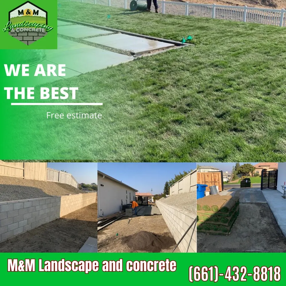 Trusted outdoor landscaping for homes across Bakersfield, CA - M&M Landscape and Concrete