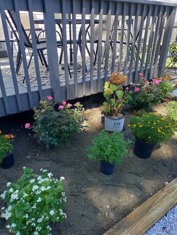 Custom outdoor landscaping in Pleasantville, NJ by M&M Landscaping & Lawn Care