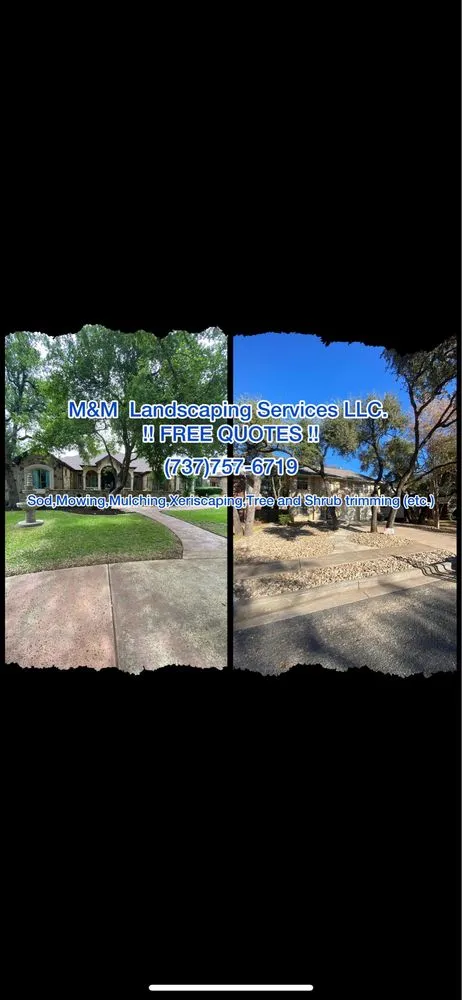 Custom landscaping services in Taylor, TX by M&M Landscaping Services