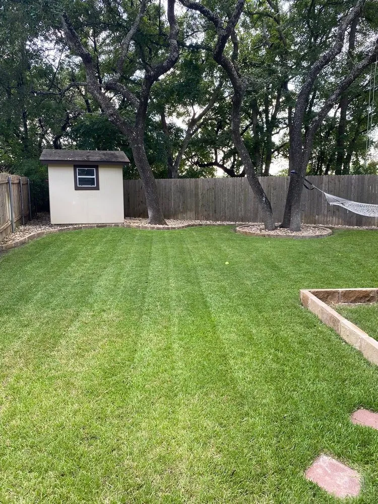 Custom garden landscaping near you in Taylor, TX by M&M Landscaping Services