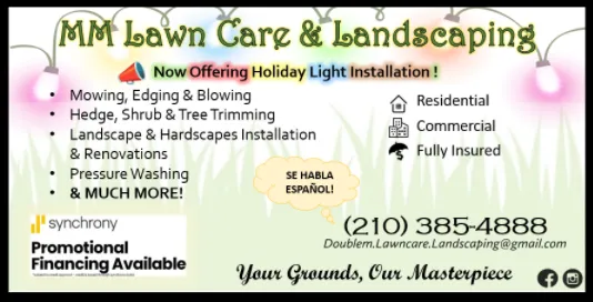 Expert garden landscaping for residential properties across San Antonio, TX - MM Lawn Care & Landscaping