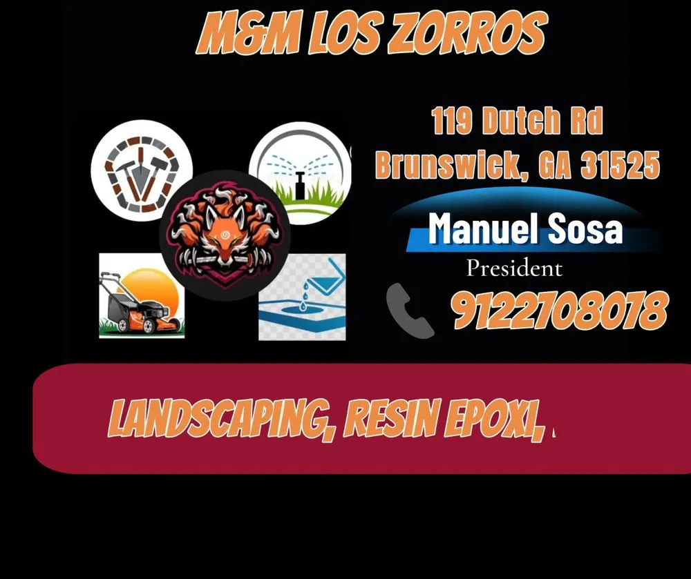 Local yard maintenance for beautiful yards in Brunswick, GA by M&M Los Zorros Landscaping