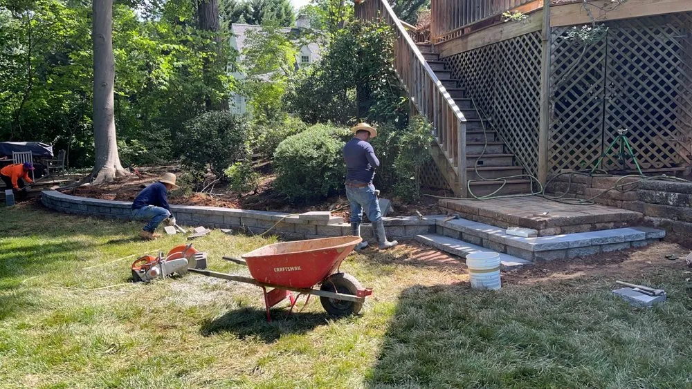 Affordable landscape design in Rixeyville, VA by M&M Outdoor Services