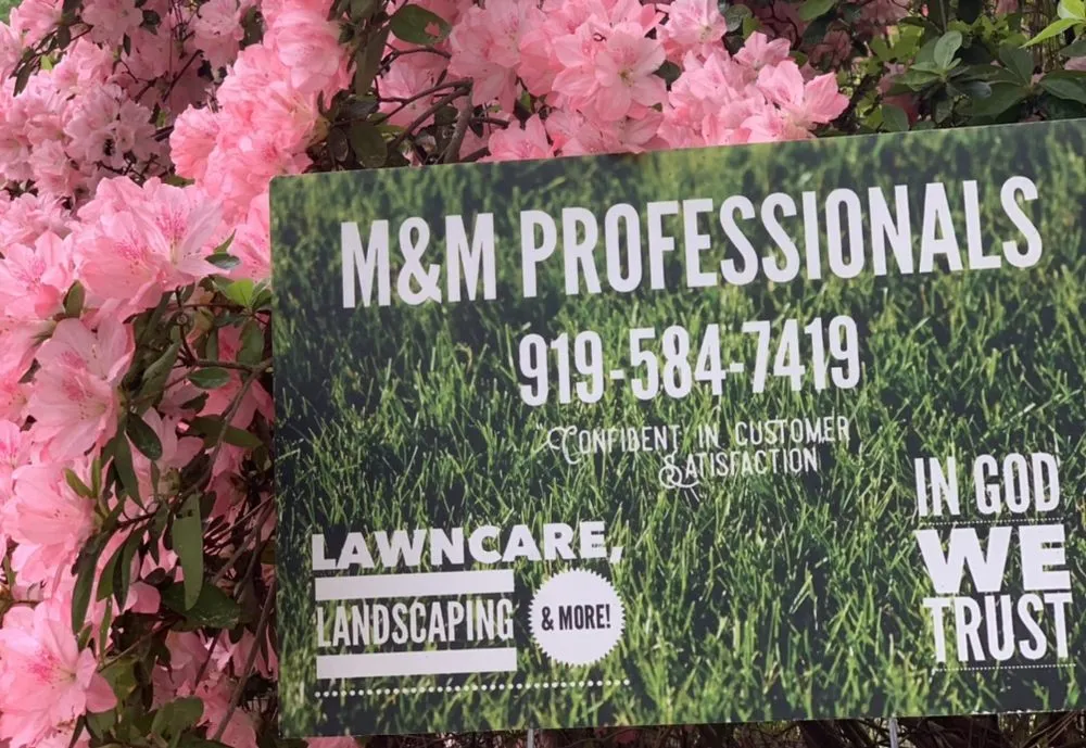 Professional landscaping services near you in Goldsboro, NC by M&M Professionals