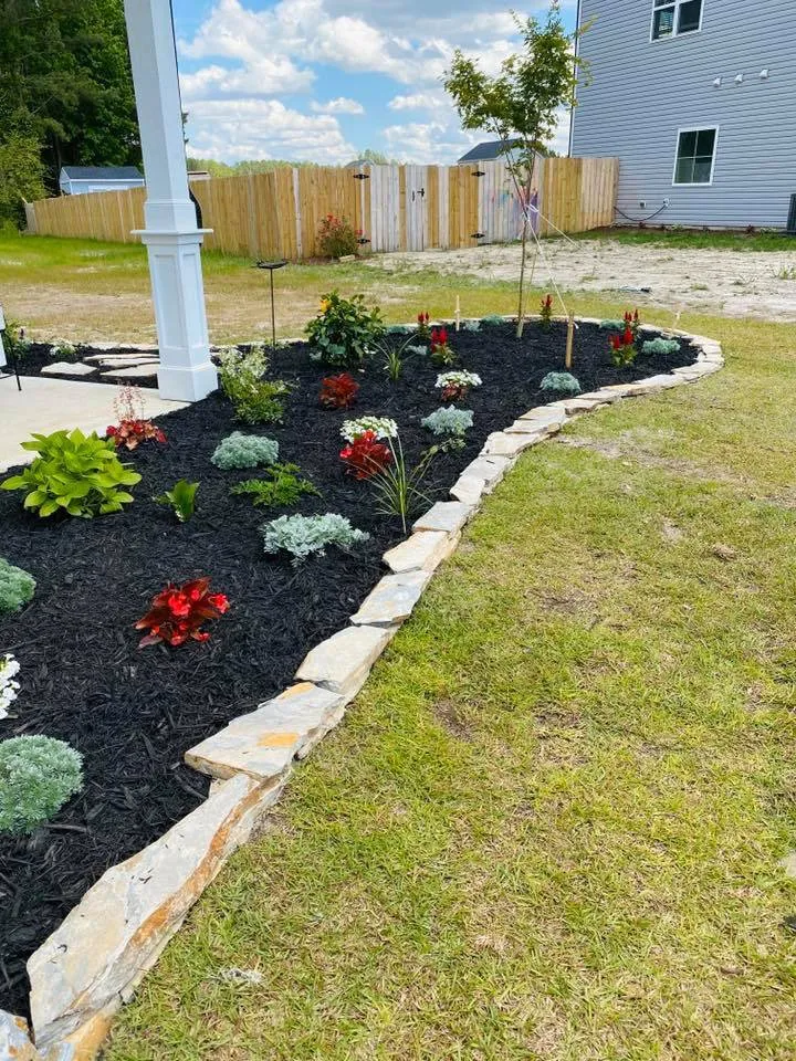 Trusted garden landscaping for homes in Goldsboro, NC by M&M Professionals