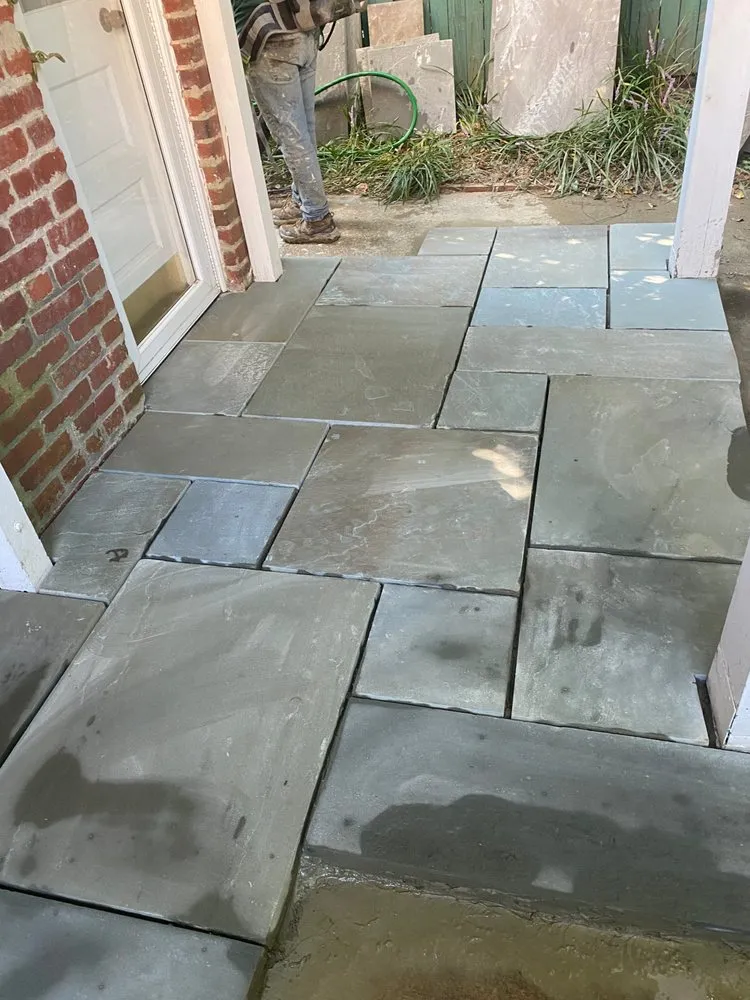 Custom landscape installation in Adelphi, MD by MMV Landscaping & Stonework