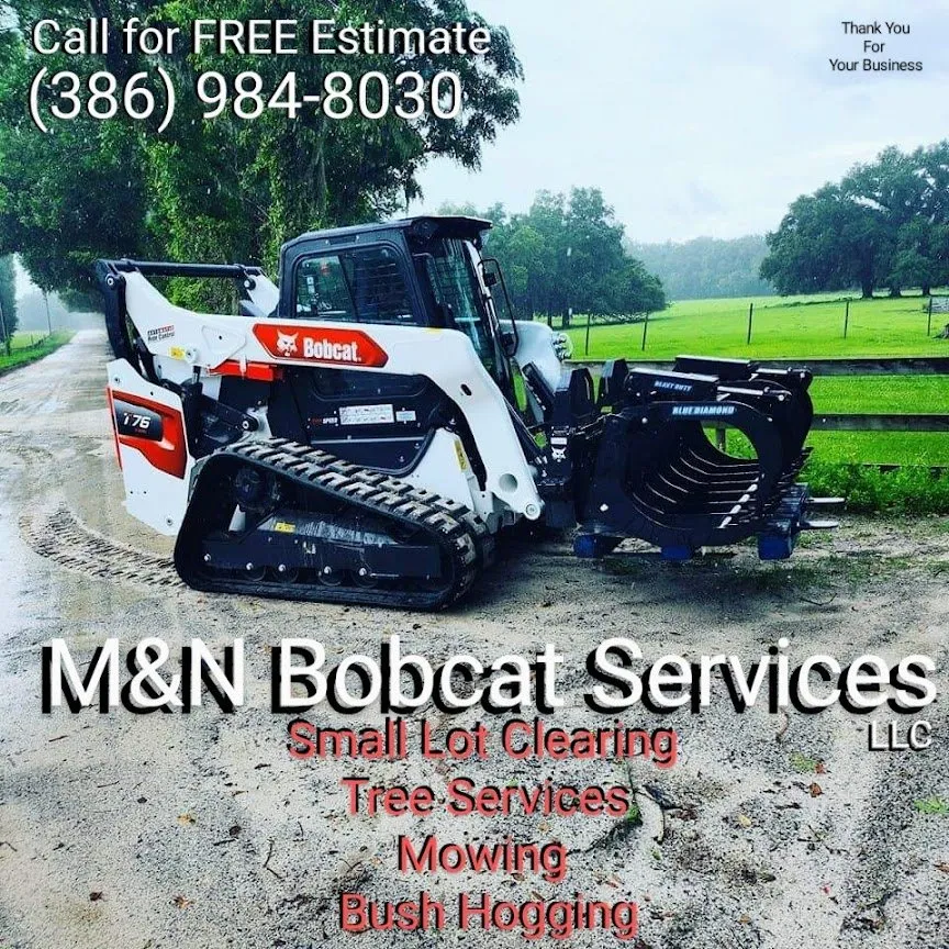 Local yard cleanup service in Lake City, FL by M&N Bobcat Services