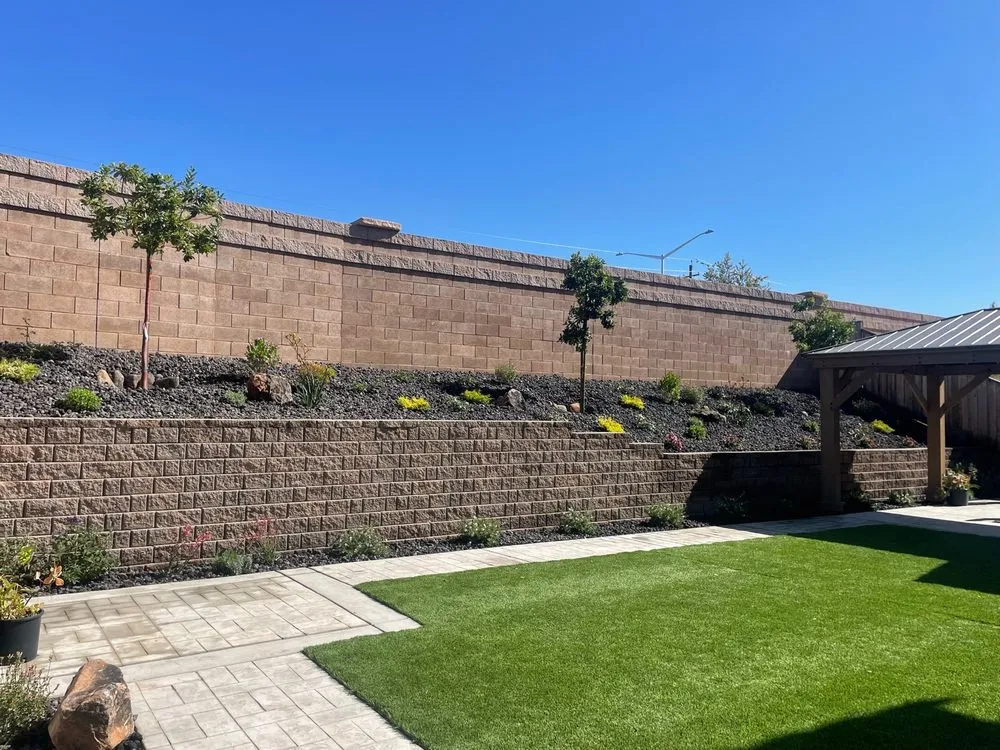 Expert lawn mowing service with custom design across Oakley, CA - MN. LANDSCAPE & CONSTRUCTION