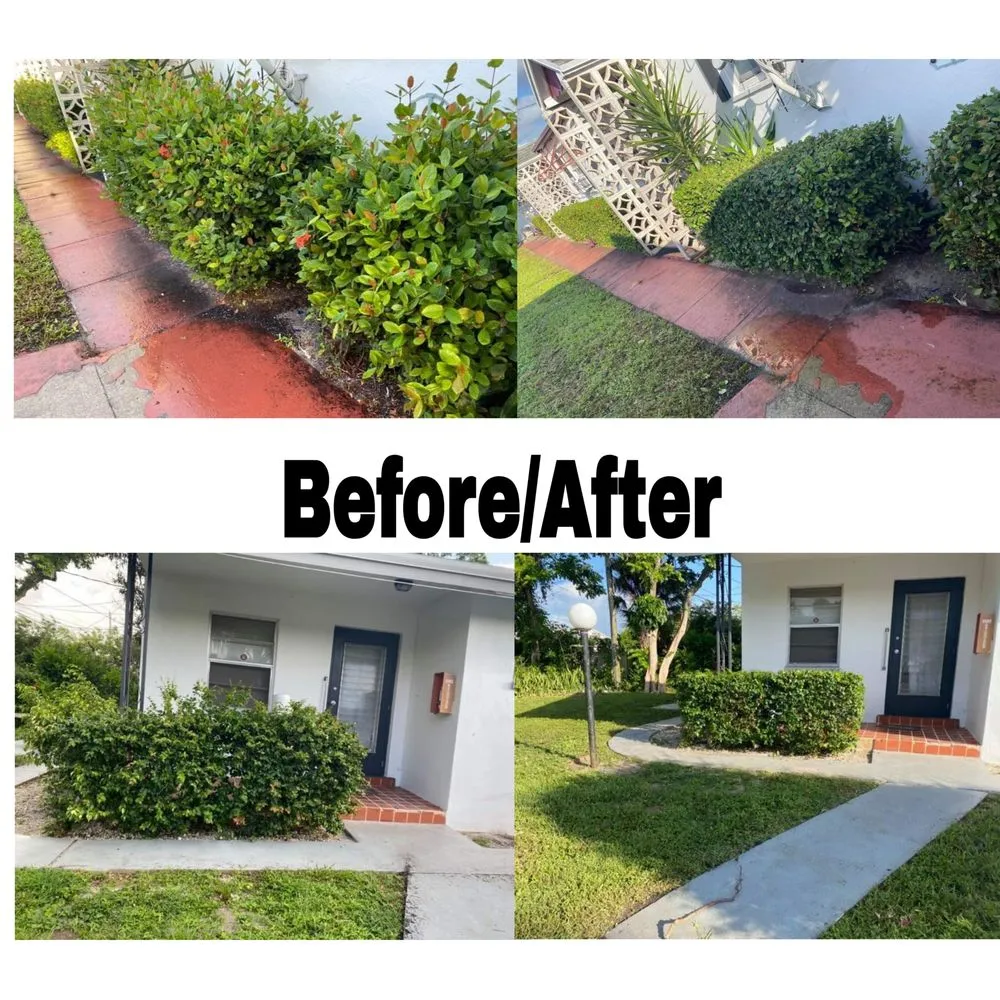 Professional lawn mowing service in Greenacres, FL by M&N Landscaping Services