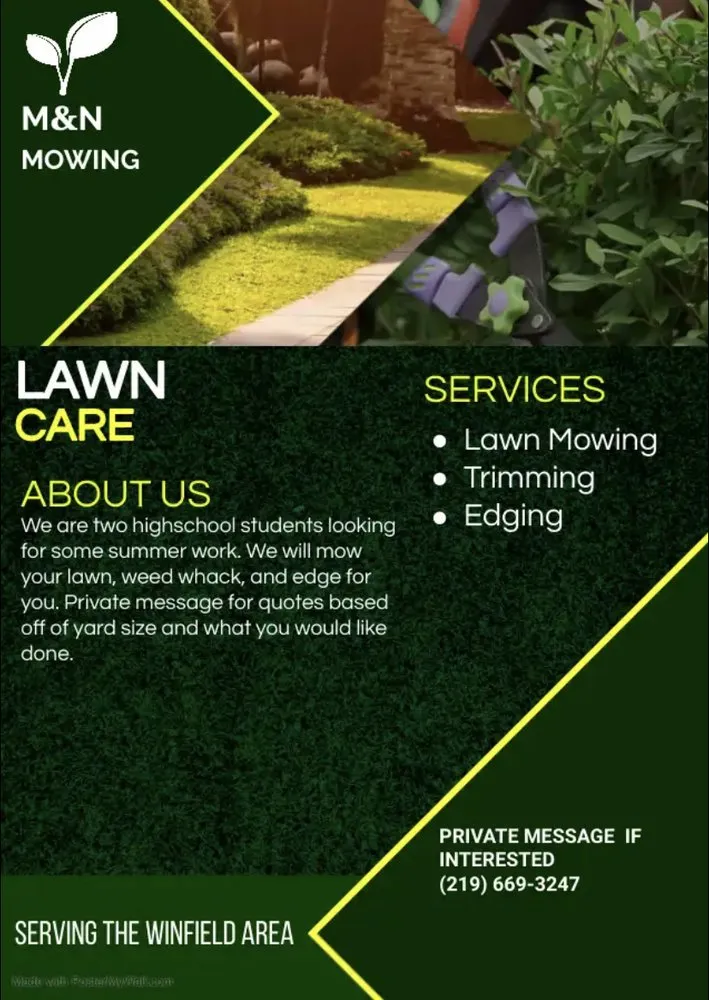 Professional outdoor landscaping in Winfield, IN - M&N Mowing