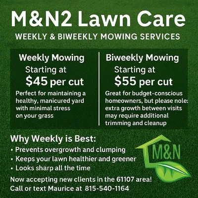 M&N2 Lawn Care Logo